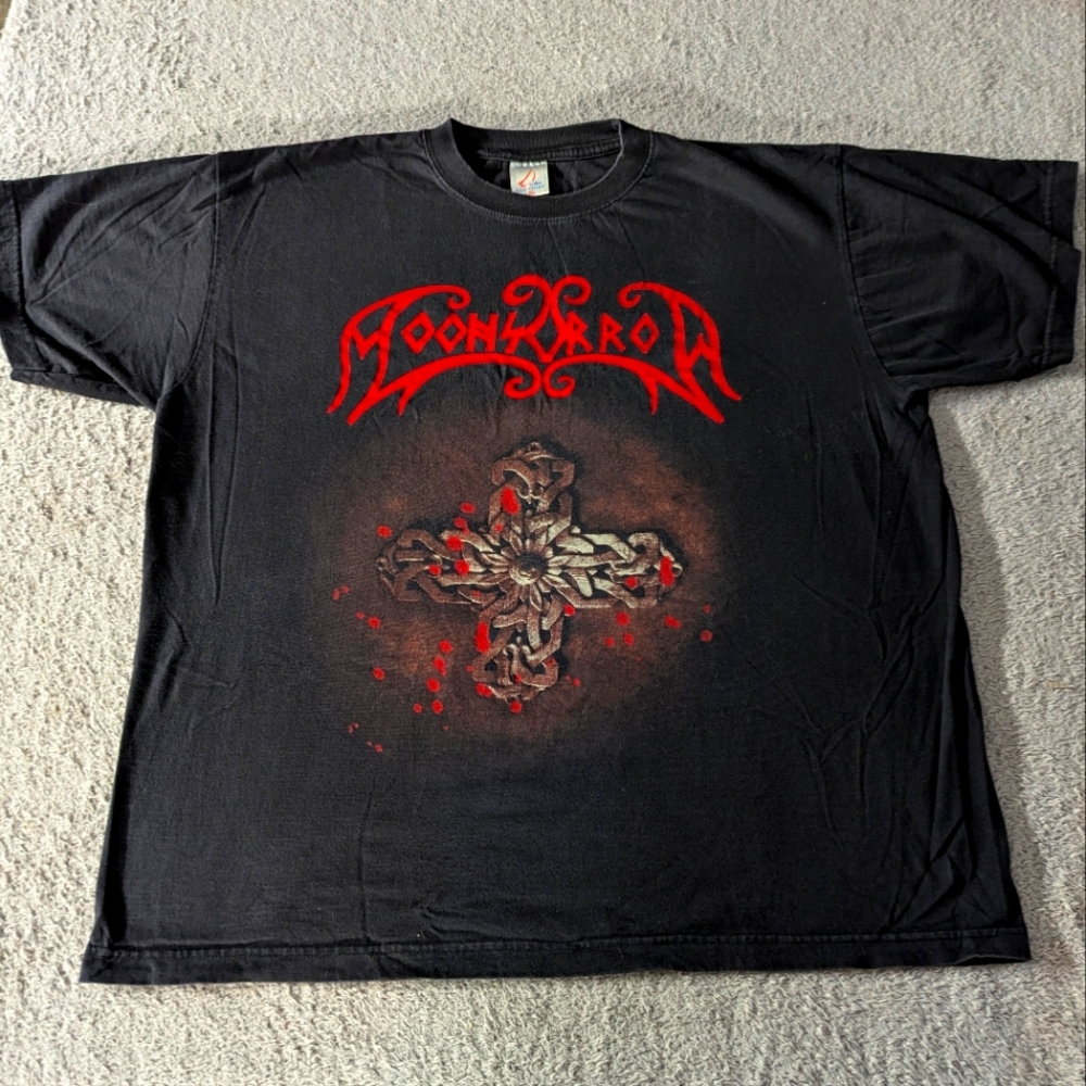 MOONSORROW BORN OF FURY 2005 VINTAGE T-SHIRT MEN'S SIZE XL